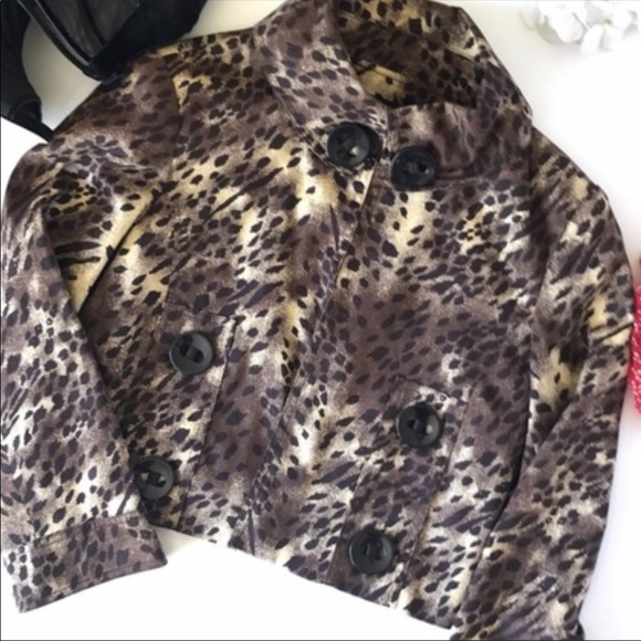 - Style Elements Leopard Print Jacket - Picture 2 of 4